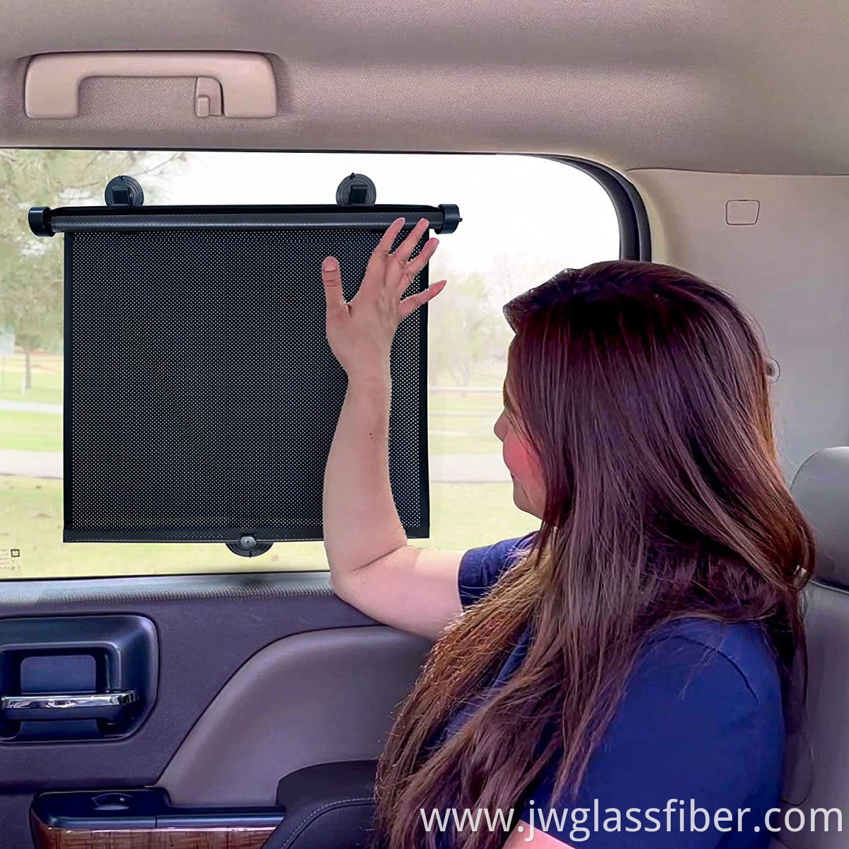 Sunshade car RV window screen